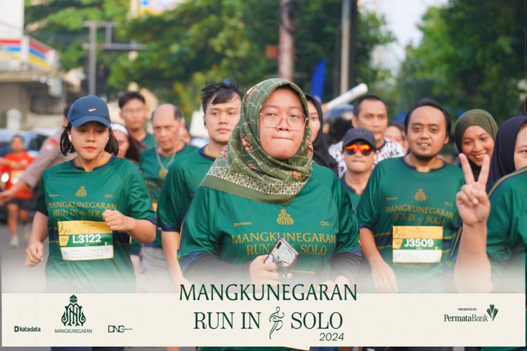 Race photo from Mangkunegaran Run 2024
