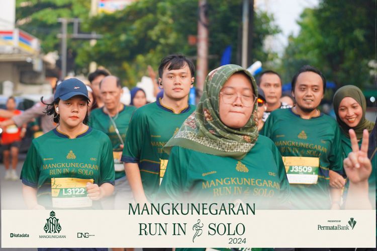 Race photo from Mangkunegaran Run 2024