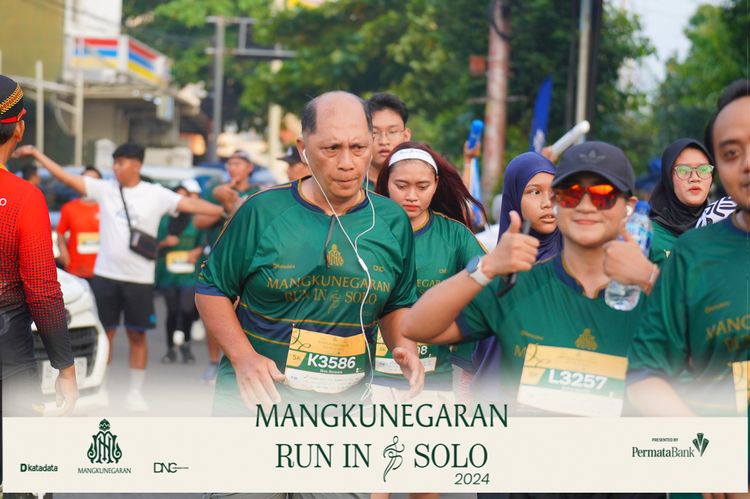 Race photo from Mangkunegaran Run 2024