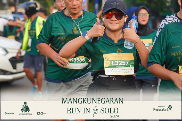 Race photo from Mangkunegaran Run 2024