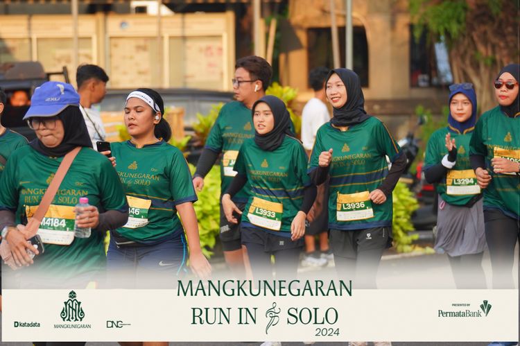 Race photo from Mangkunegaran Run 2024