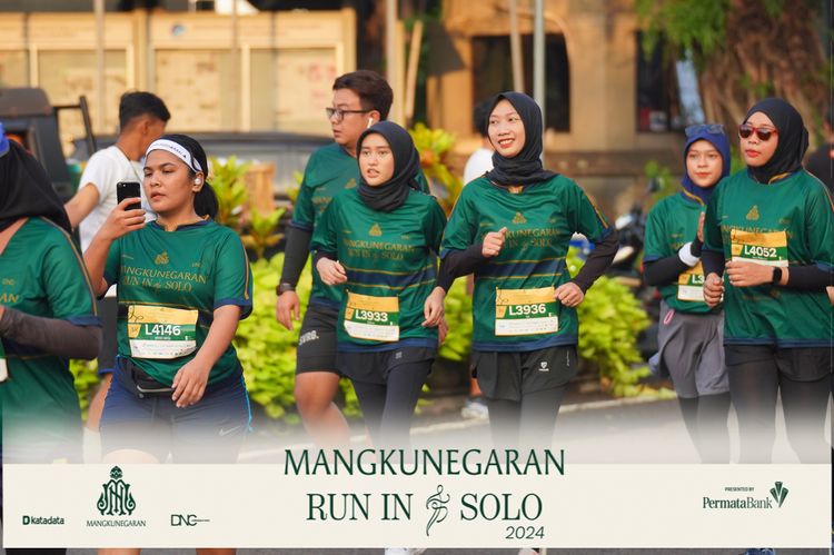 Race photo from Mangkunegaran Run 2024