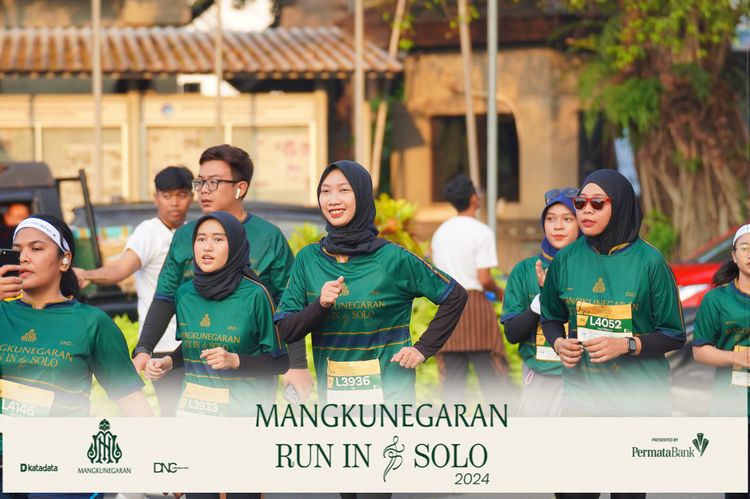 Race photo from Mangkunegaran Run 2024