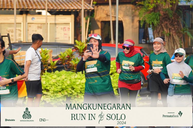 Race photo from Mangkunegaran Run 2024