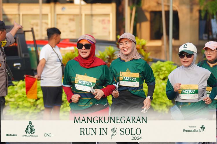 Race photo from Mangkunegaran Run 2024