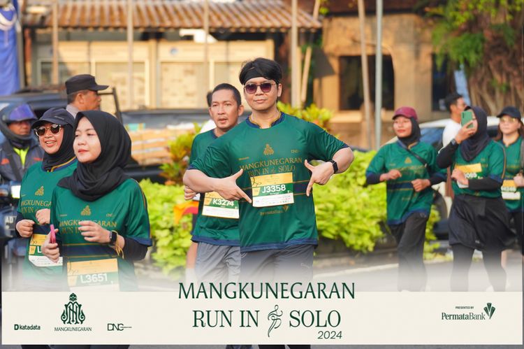 Race photo from Mangkunegaran Run 2024