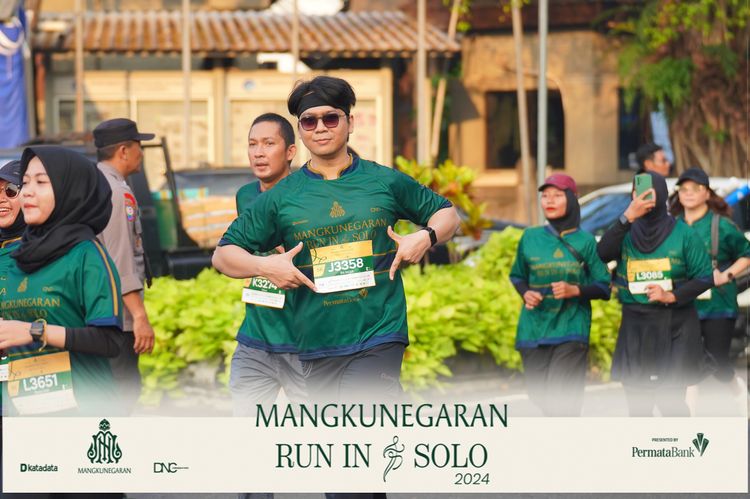 Race photo from Mangkunegaran Run 2024