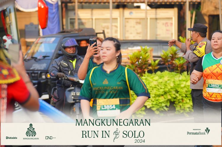 Race photo from Mangkunegaran Run 2024