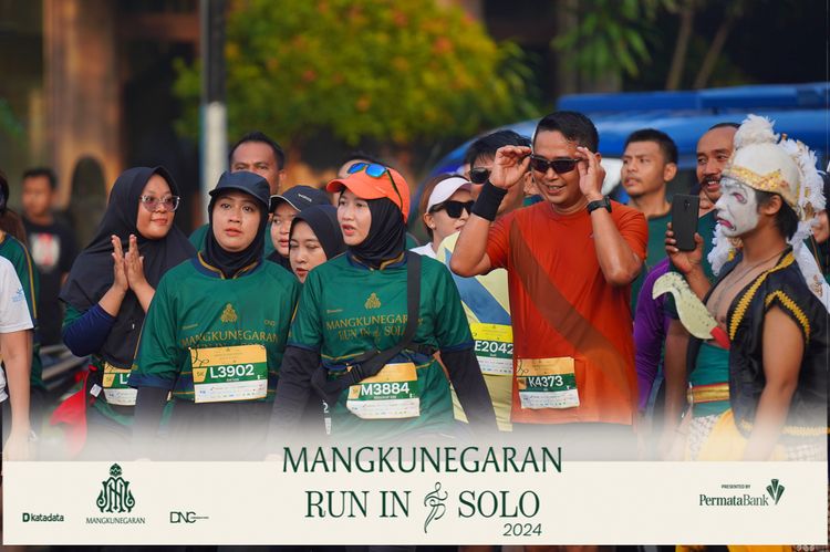 Race photo from Mangkunegaran Run 2024