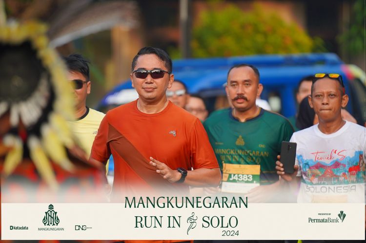 Race photo from Mangkunegaran Run 2024