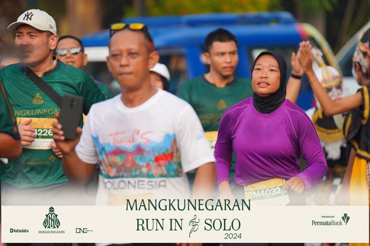 Race photo from Mangkunegaran Run 2024