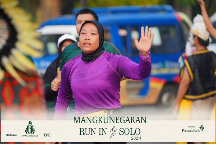 Race photo from Mangkunegaran Run 2024