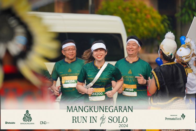 Race photo from Mangkunegaran Run 2024