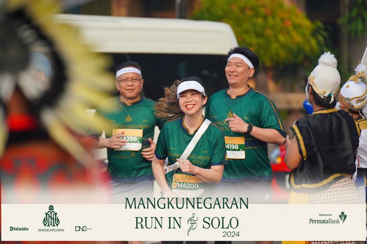 Race photo from Mangkunegaran Run 2024