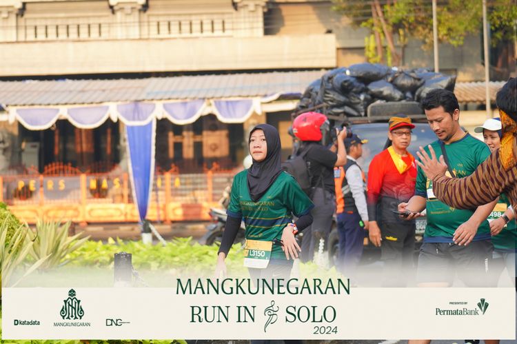 Race photo from Mangkunegaran Run 2024