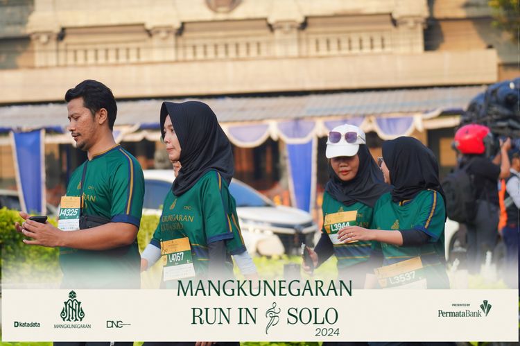 Race photo from Mangkunegaran Run 2024