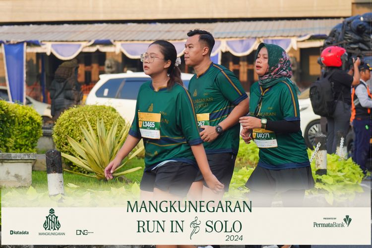 Race photo from Mangkunegaran Run 2024