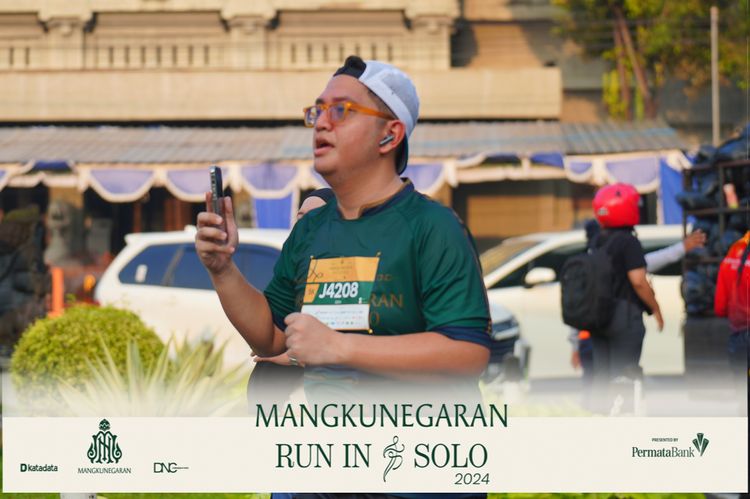 Race photo from Mangkunegaran Run 2024