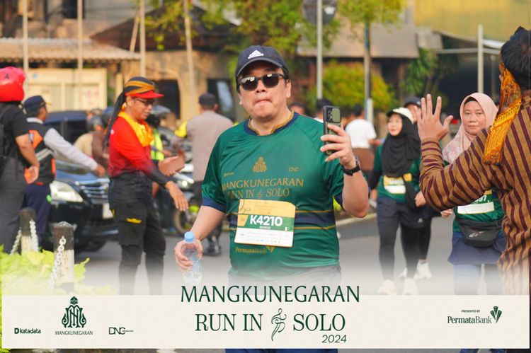 Race photo from Mangkunegaran Run 2024