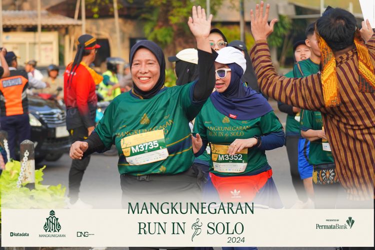 Race photo from Mangkunegaran Run 2024