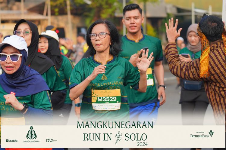 Race photo from Mangkunegaran Run 2024