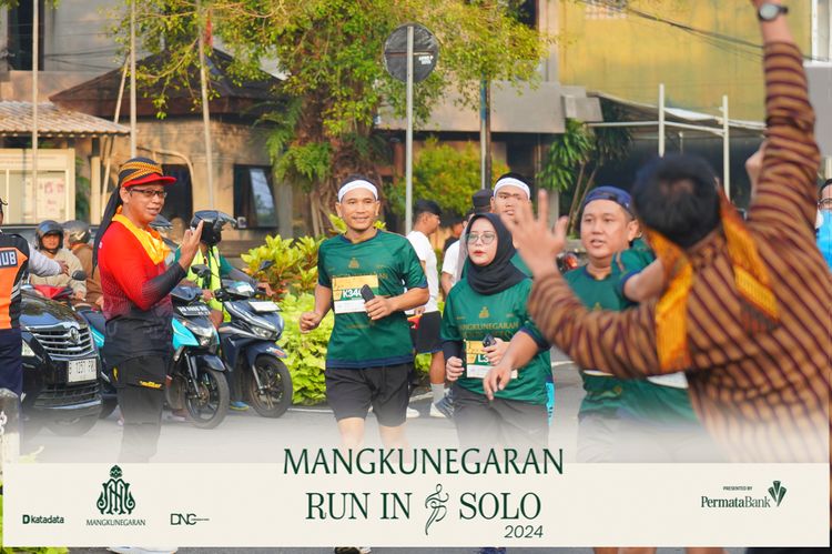 Race photo from Mangkunegaran Run 2024
