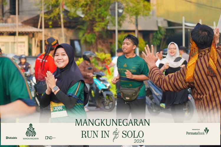 Race photo from Mangkunegaran Run 2024