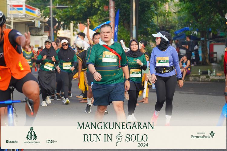 Race photo from Mangkunegaran Run 2024