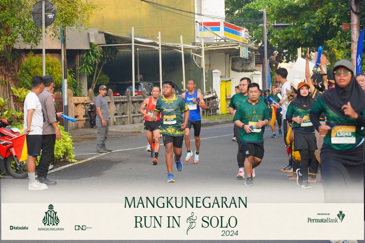 Race photo from Mangkunegaran Run 2024