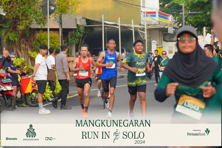 Race photo from Mangkunegaran Run 2024