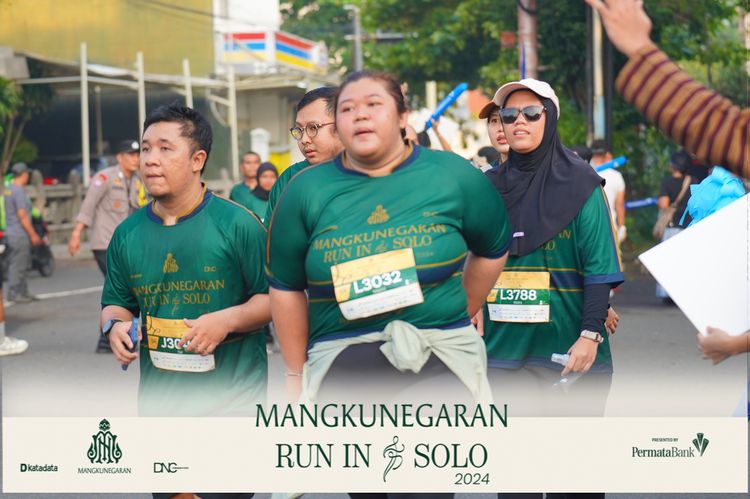 Race photo from Mangkunegaran Run 2024