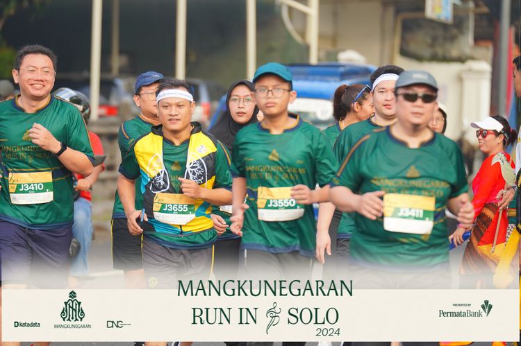 Race photo from Mangkunegaran Run 2024