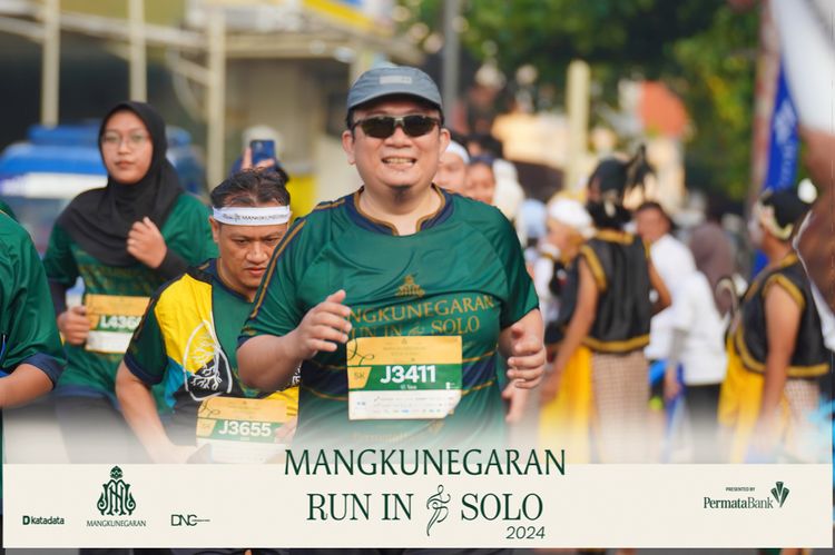 Race photo from Mangkunegaran Run 2024