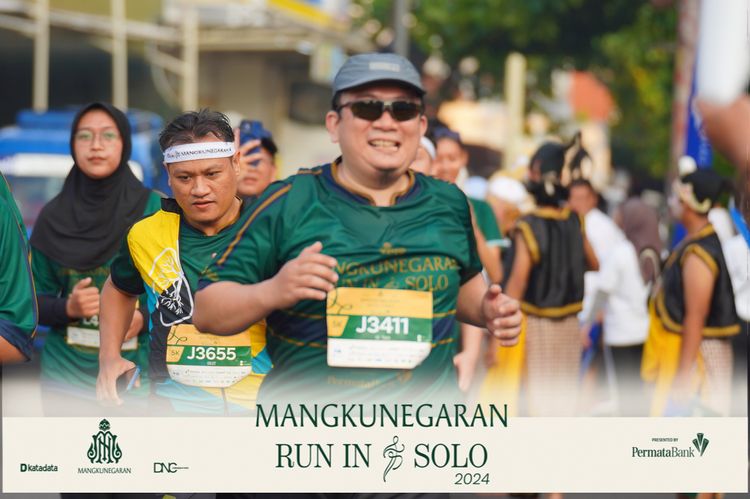 Race photo from Mangkunegaran Run 2024