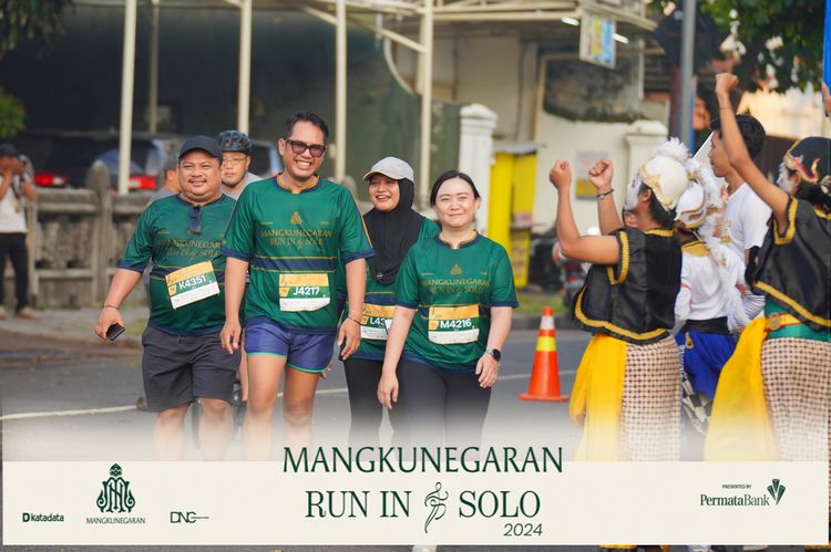 Race photo from Mangkunegaran Run 2024