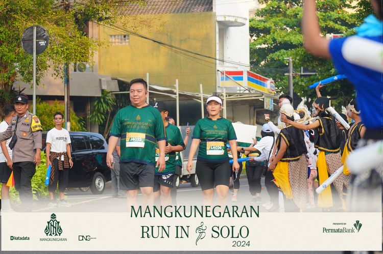 Race photo from Mangkunegaran Run 2024
