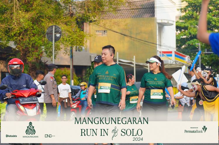Race photo from Mangkunegaran Run 2024
