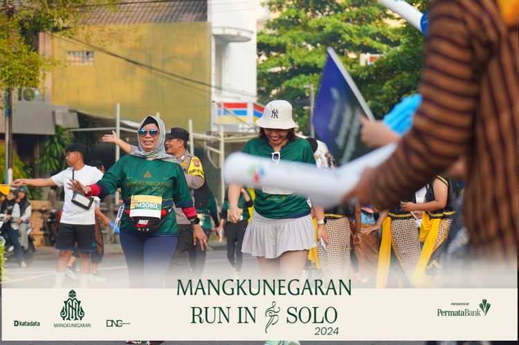 Race photo from Mangkunegaran Run 2024