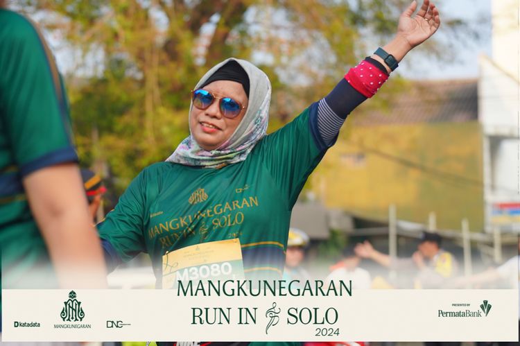 Race photo from Mangkunegaran Run 2024