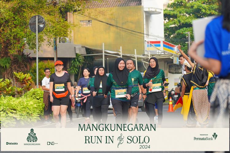 Race photo from Mangkunegaran Run 2024