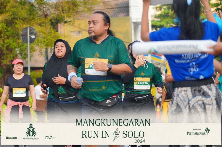 Race photo from Mangkunegaran Run 2024