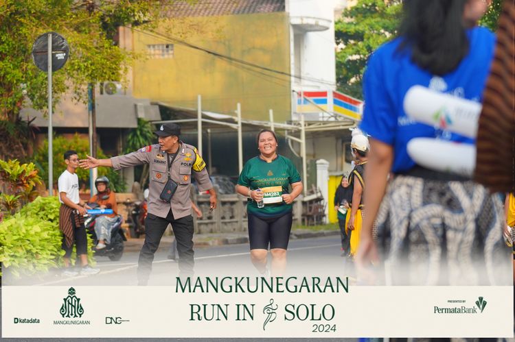 Race photo from Mangkunegaran Run 2024