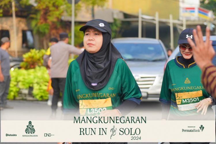 Race photo from Mangkunegaran Run 2024