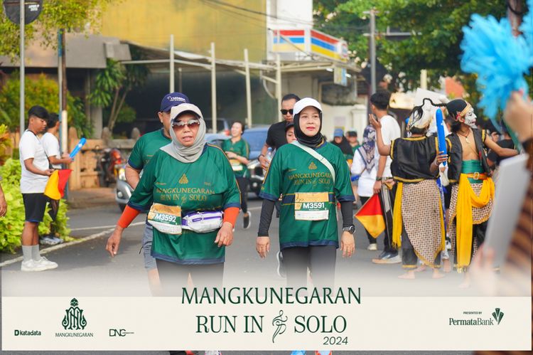 Race photo from Mangkunegaran Run 2024