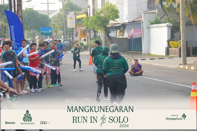 Race photo from Mangkunegaran Run 2024