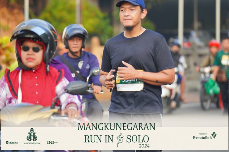 Race photo from Mangkunegaran Run 2024