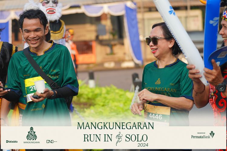 Race photo from Mangkunegaran Run 2024