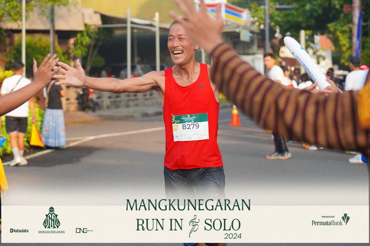 Race photo from Mangkunegaran Run 2024