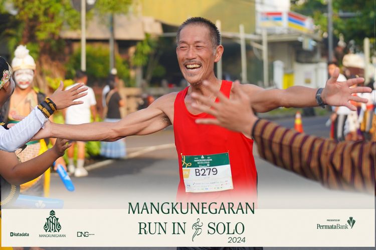 Race photo from Mangkunegaran Run 2024