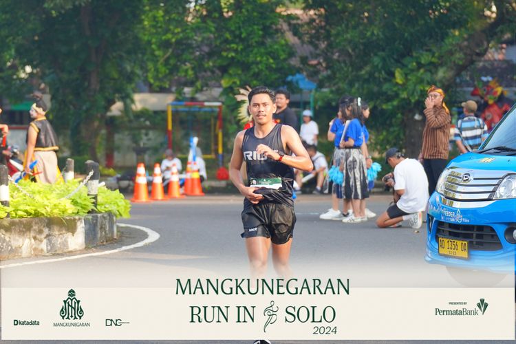 Race photo from Mangkunegaran Run 2024
